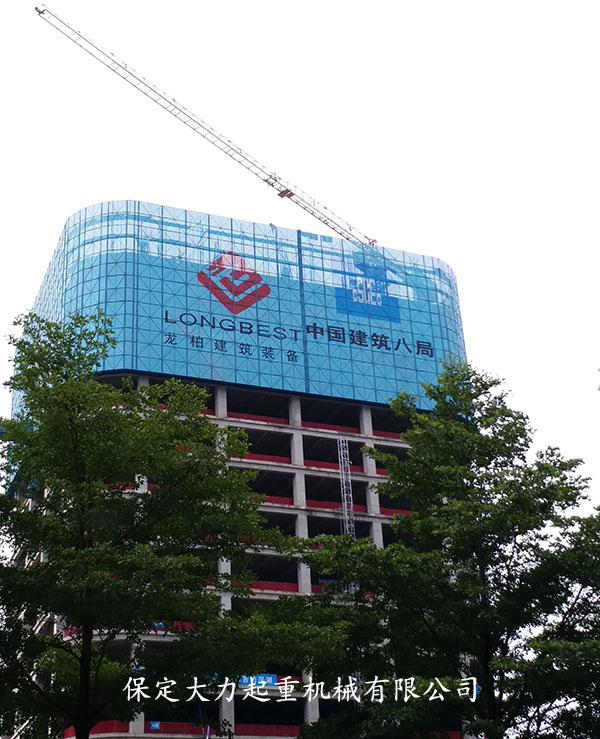 河北大力建筑爬架電動葫蘆在信息產業園的應用 河北大力建筑爬架電動葫蘆在信息產業園的應用